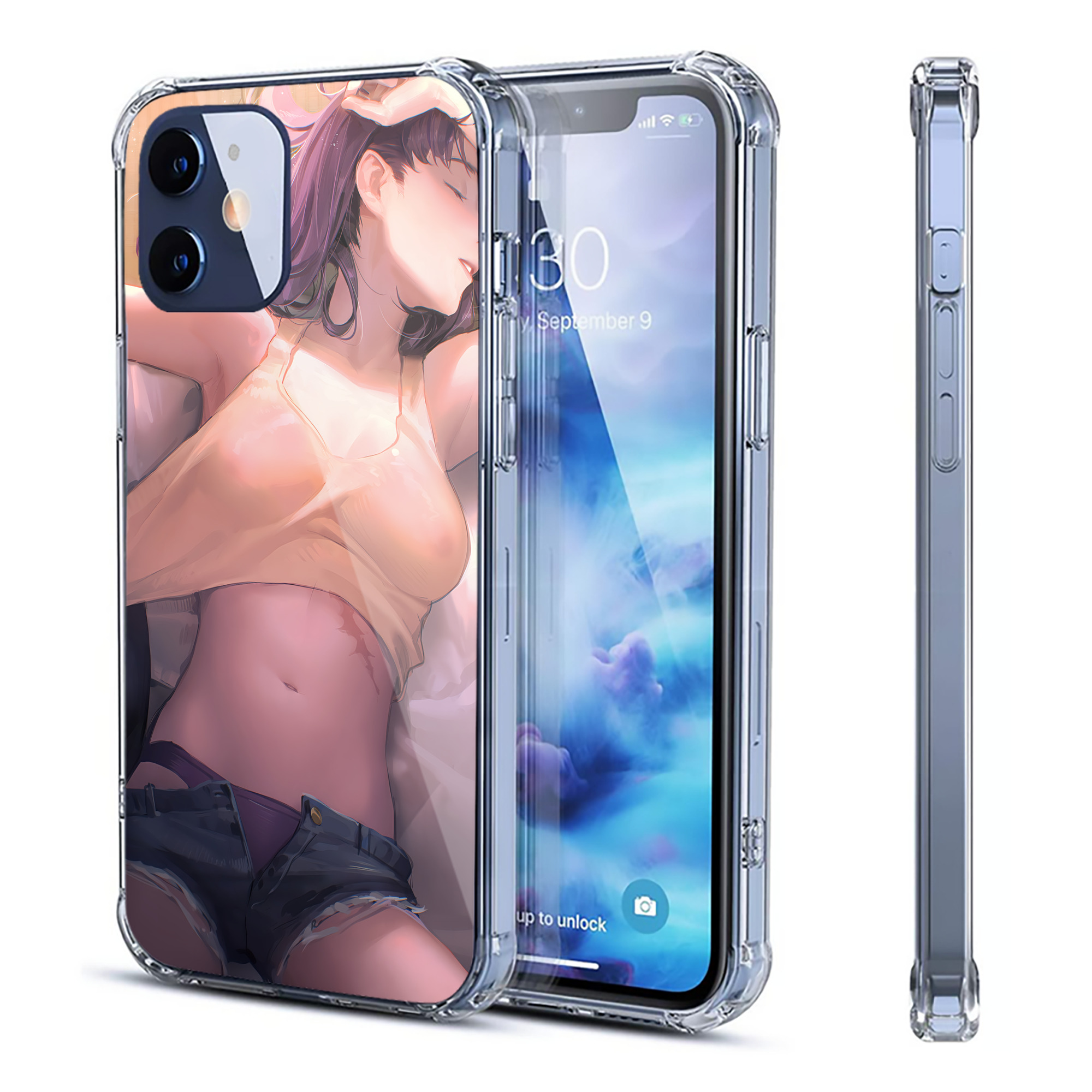 （画像用） EVA 新世紀エヴァンゲリオン 【iPhone 12シリーズ対応】透明スマホケース（クリアソフトケース）